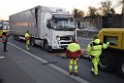 VU LKW A 4 Rich Aachen hinter Rodenkirchener Bruecke P22